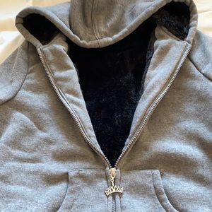Gray Zip Up